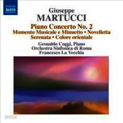 마르투치 : 피아노 협주곡 2번, 세레나타, 노벨레타 (Martucci : Piano Concerto No.2, Serenata, Novelletta)(CD) - Gesualdo Coggi