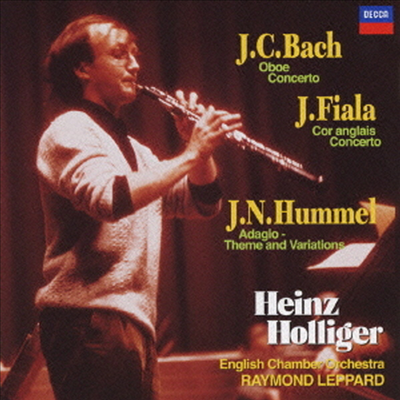 JC , Ǿ˶, ɸ:  ְ (J.C.Bach, Fiala, Hummel: Oboe Concertos) (Ϻ)(CD) - Heinz Holliger