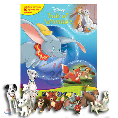 Disney Classics #2 My Busy Book : Tails of Adventure : Dumbo, Pongo, Duchess, Copper, And Their Friends  Ŭ 2 