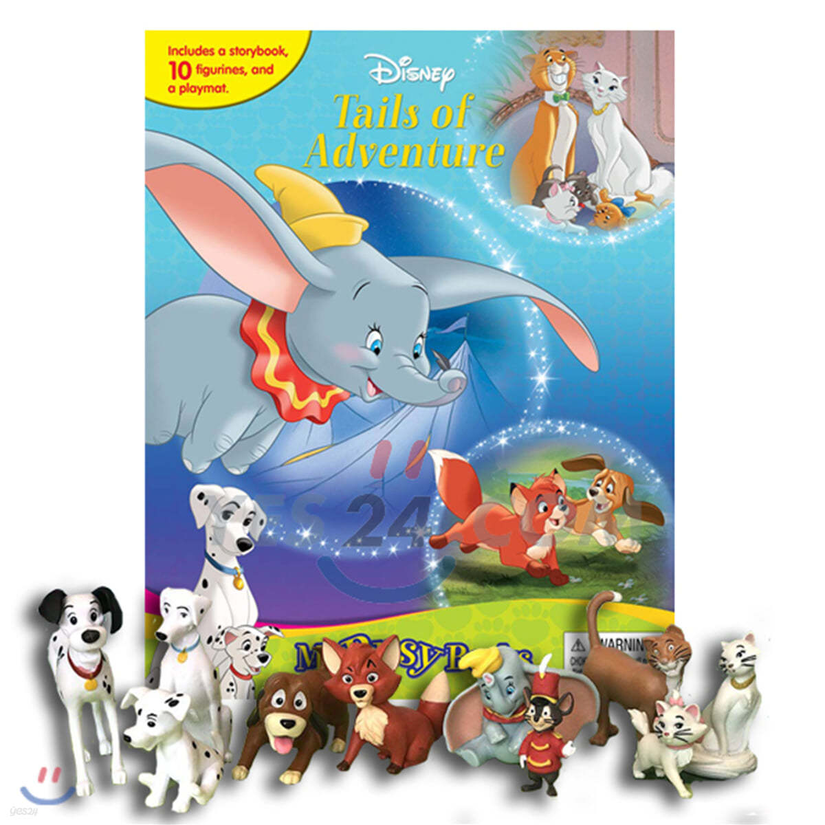 Disney Classics #2 My Busy Book : Tails of Adventure : Dumbo, Pongo, Duchess, Copper, And Their Friends 디즈니 클래식 2 비지북