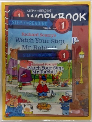 Step into Reading 1 : Richard Scarry's Watch Your Step, Mr. Rabbit (Book+CD+Workbook)