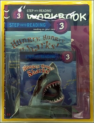 Step into Reading 3 : Hungry, Hungry Sharks! (Book+CD+Workbook)