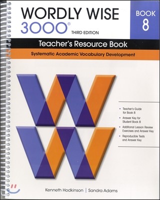 Wordly Wise 3000 : Book 08 Teacher's Resource Book, 3/E