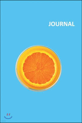 Journal: Naranja orange Compact Bullet Journal Dot Grid Daily Planner Student for researching how to become a fruitarian