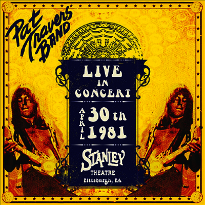 Pat Travers — Live In Concert April 30th, 1981 - Stanley Theatre, Pittsburgh, PA 앨범 커버