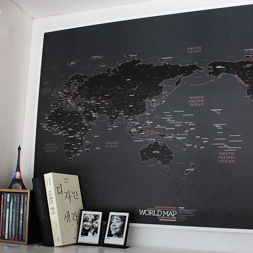 [knock]   - WORLD MAP (ver.black) :ȹ ʼǰ