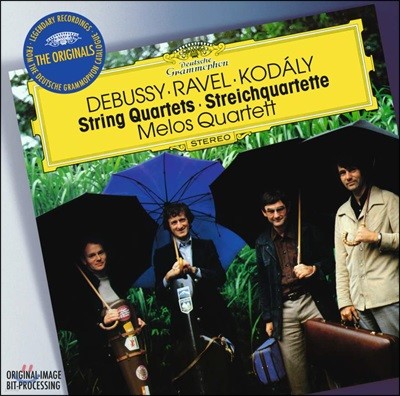 Melos Quartet ߽ /  / ź ڴ:   (Debussy / Ravel / Zoltan Kodaly: String Quartets)