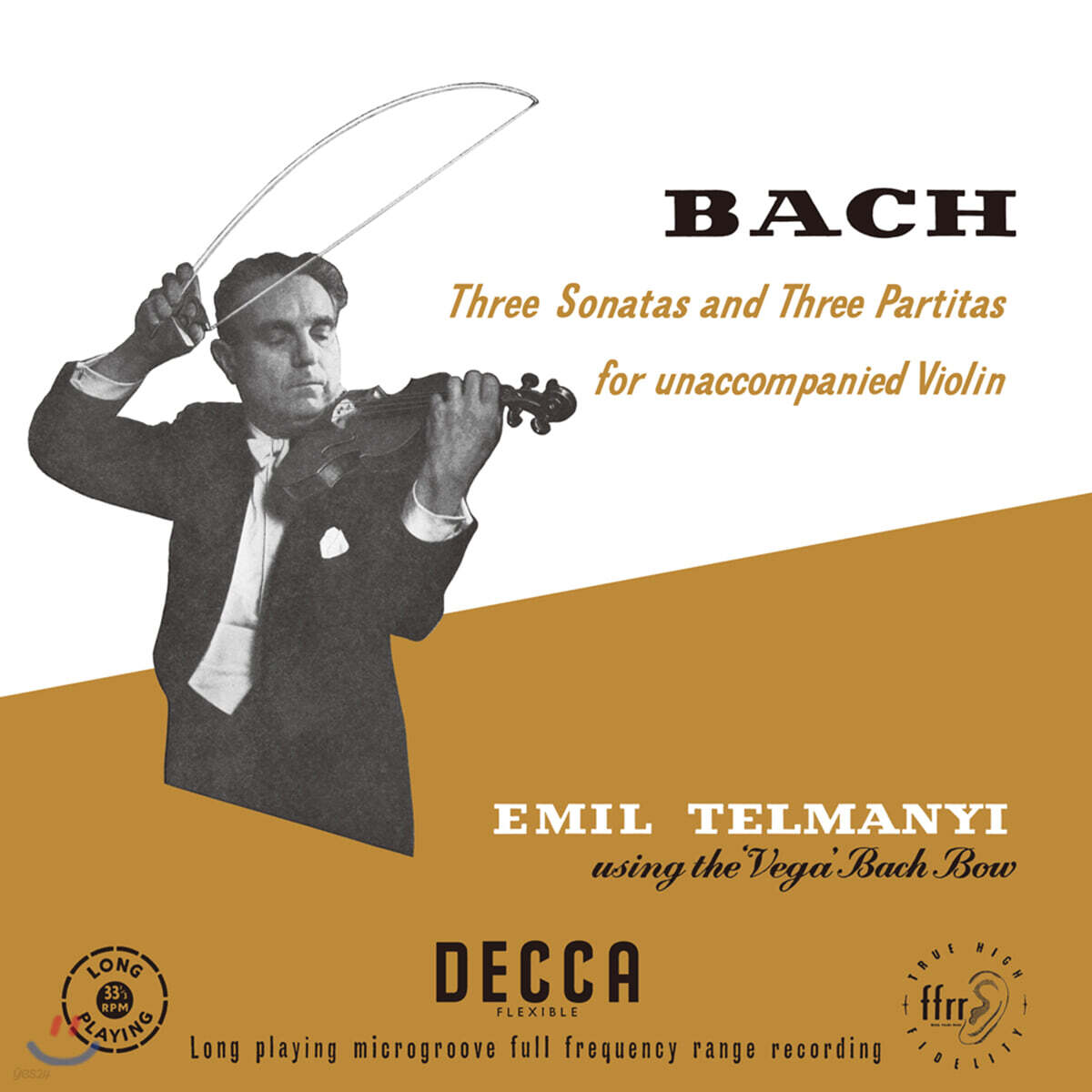 Emil Telmanyi 바흐: 바이올린을 위한 소나타와 파르티타 - 에밀 텔마니 [3LP 박스세트]