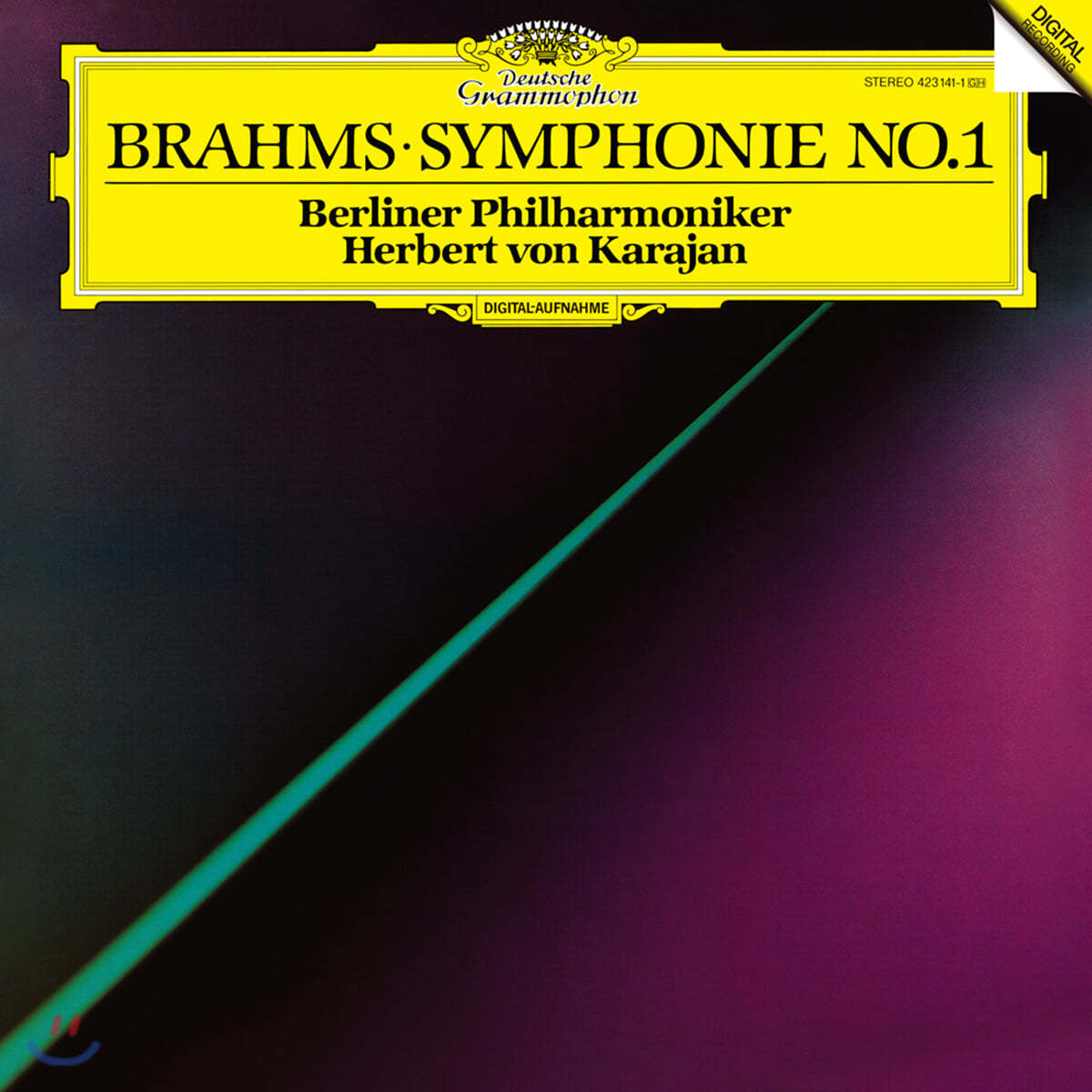 Herbert von Karajan 브람스: 교향곡 1번 - 헤르베르트 폰 카라얀 (Brahms: Symphony Op.88) [LP]
