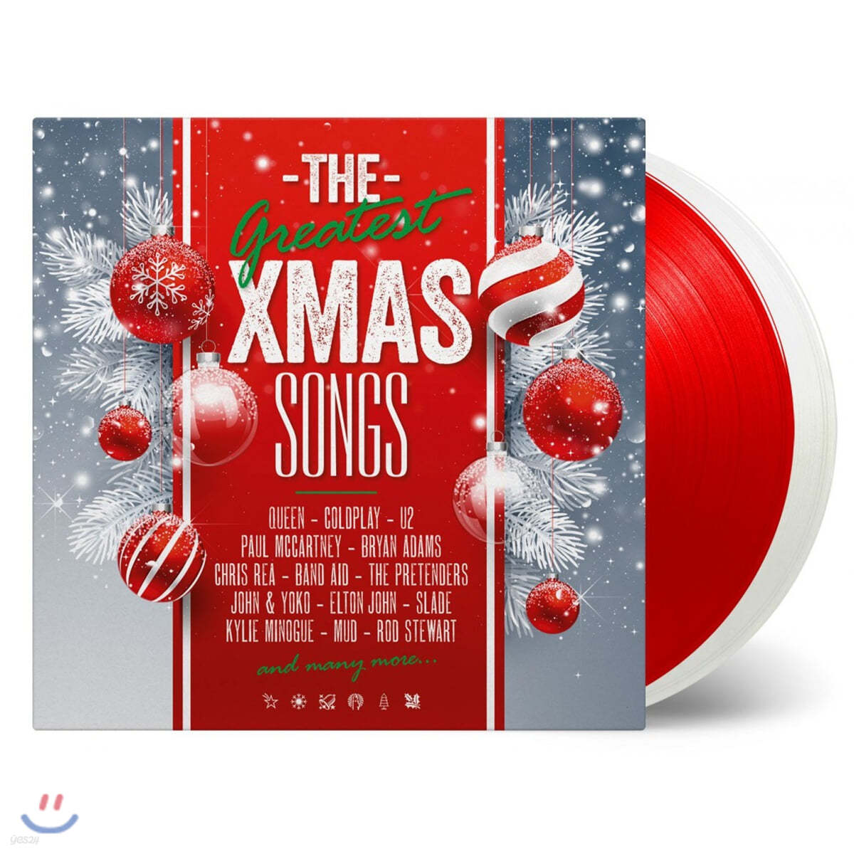 크리스마스 히트곡 모음집 (The Greatest X-Mas Songs) [화이트 &amp; 레드 컬러 2LP]