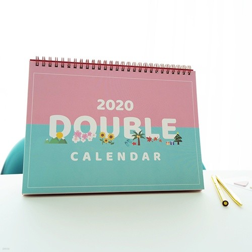 2020 Ķ_ 1 Double Calendar