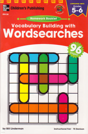 Vocabulary Building with Wordsearches(Homework Booklet, Grades 5 - 6)