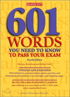 601 Words You Need to Know to Pass Your Exam