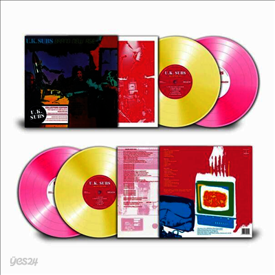 U.K. Subs - Brand New Age (+10 Bonus Tracks) (Gatefold)(180G)(10 inch Neon-Pink & Yellow 2LP)