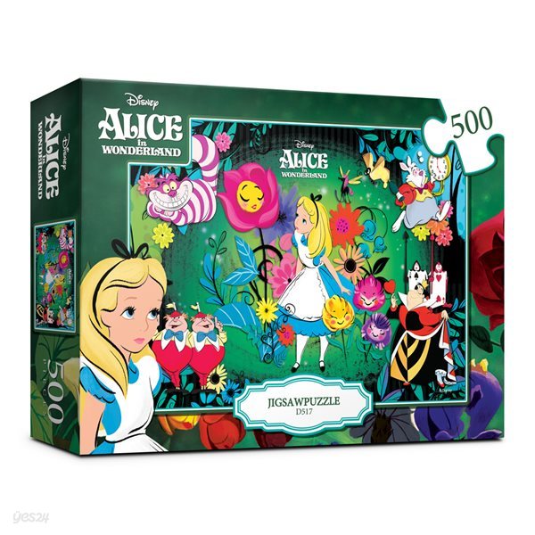 [Disney] 디즈니 이상한 나라의 앨리스 직소퍼즐(500피스/D517)