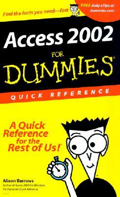 Access 2002 for Dummies Quick Reference