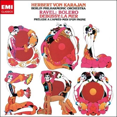 Herbert von Karajan ߽ : ٴ,   ְ  (Debussy : La Mer / Ravel : Bolero) 츣Ʈ  ī