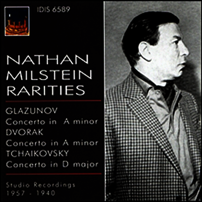 글라주노프, 드보르작, 차이코프스키 : 바이올린 협주곡 (CD) - Nathan Milstein