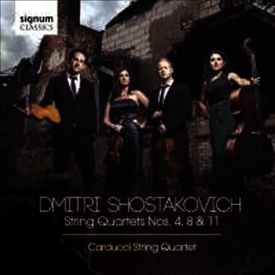 쇼스타코비치: 현악 사중주 4번, 8번 & 11번 (Shostakovich: String Quartets Nos.4, 8 & 11)(CD) - Carducci Quartet