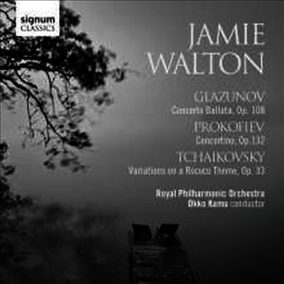 프로코피에프: 첼로 협주곡 & 차이코프스키: 로코코 변주곡 (Prokofiev: Cello Concertino In G Minor, Op. 132 & Tchaikovsky: Variations On A Rococo Theme, Op. 33)(CD) - Jamie Walton