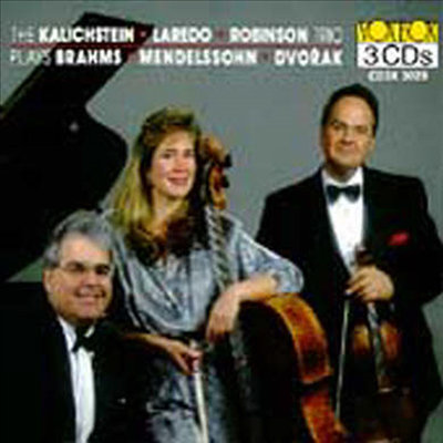൨, , 庸 : ǾƳ  (Mendelssohn, Brahms, Dvorak : Piano Trios) (3CD) - Kalichstein-Laredo-Robinson Trio