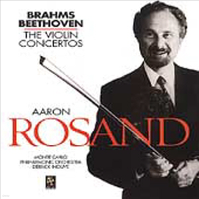 베토벤, 브람스 : 바이올린 협주곡 (Beethoven, Brahms : Violin Concertos)(CD) - Aaron Rosand