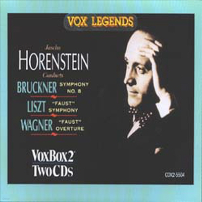 ũ :  8, Ʈ : Ŀ콺Ʈ , ٱ׳ : Ŀ콺Ʈ  (Bruckner : Symphony No.8, Liszt : Faust Symphony, Wagner : Faust Overture) (2CD) - Jascha Horenstein