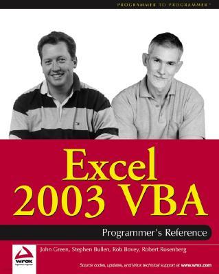 Excel 2003 VBA Programmer's Reference