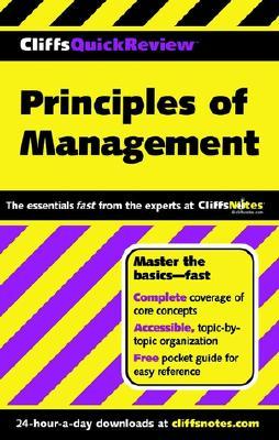 Cliffs Quick Review : Principles of Management