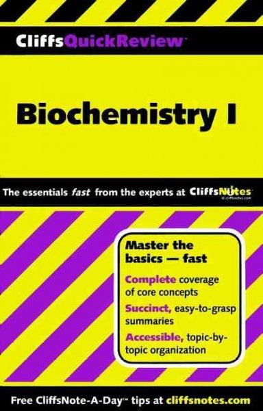 Cliffsquickreview Biochemistry I