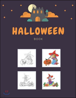 Halloween book: 100 pages funny party halloween for kids ages 4-8 EP.2(Books 5)