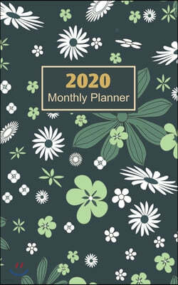 2020 Monthly Planner: Calendar Schedule and Organizer (Jan-Dec 2020)