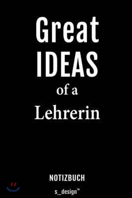 Notizbuch f?r Lehrer / Lehrerin: Originelle Geschenk-Idee [120 Seiten liniertes blanko Papier]