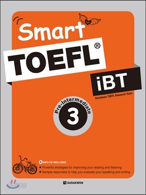 Smart TOEFL iBT Pre-Intermediate Book 3 2012 교재 표지
