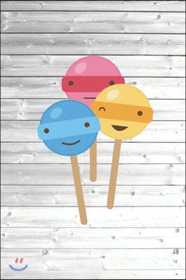 Happy Lolipops Candy Sweets Journal
