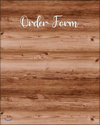 Order Form: Customer Purchase Log Book for Small Businesses Yearly Overview, Business Goals and Monthly Sales, Large Planner