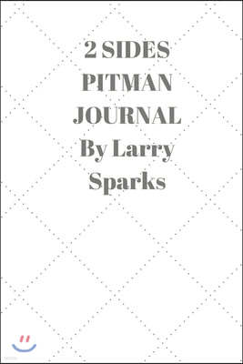 2 Sides: 90 Pages of 6 X 9 Inch Bound Pitman College Ruled Half and Half Vertical Separation White Pages