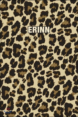 Independently Published Erinn: Personalized Notebook - Leopard Print (Animal Pattern). Blank College Ruled (Lined) Journal for Notes, Journaling, Dia