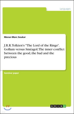 J.R.R. Tolkien's The Lord of the Rings. Gollum versus Smeagol. The inner conflict between the good, the bad and the precious