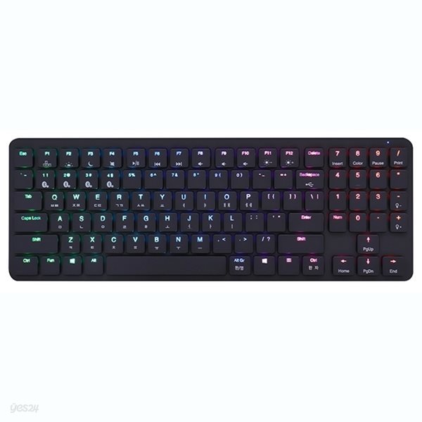 HEXGEARS K950 RGB 블루투스 유무선 키보드 블랙 (백축)