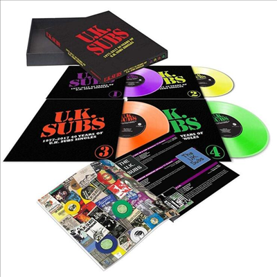 UK Subs - 1977-2017: 40 Years Of UK Subs Singles (4 X 10 inch Single LP ...