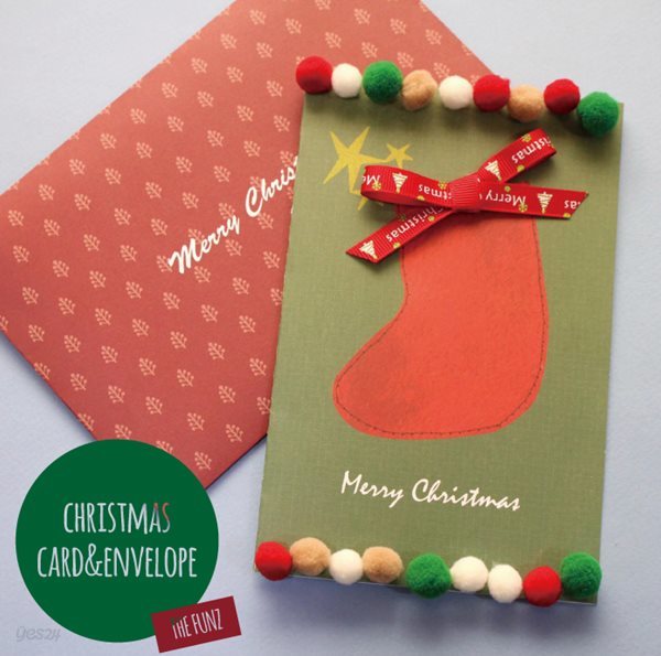 크리스마스 카드&봉투set_10set