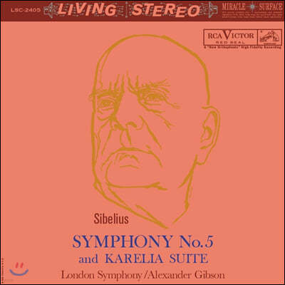 Alexander Gibson ú콺:  5, ī  (Sibelius: Symphony Op. 82, Karelia Suite)