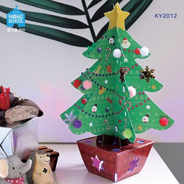 KY2012 크리스마스만들기 반짝트리(4set)