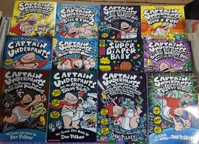 Captain Underpants 빤스맨 사진확인후구매하세요  총12권  