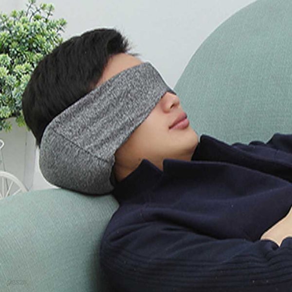 휴대용 안대 겸용 목베개