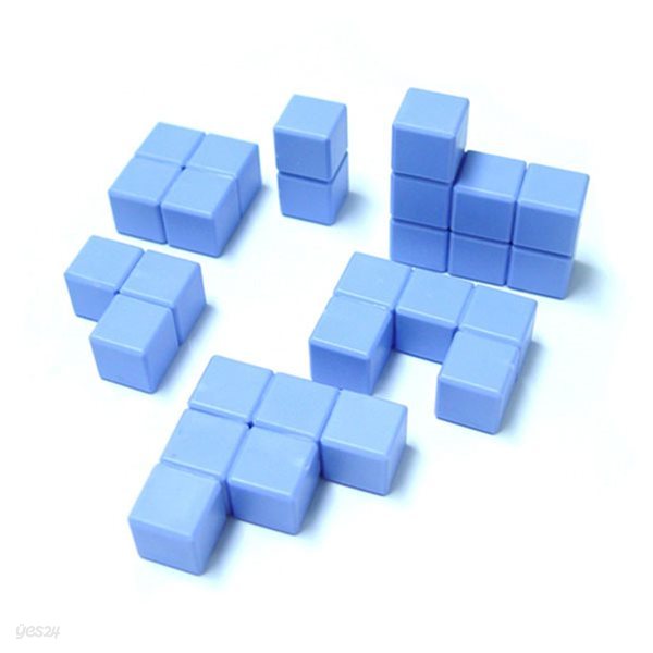 조이매스 2차원 큐브 단색 6조각 수학교구 수학준비물