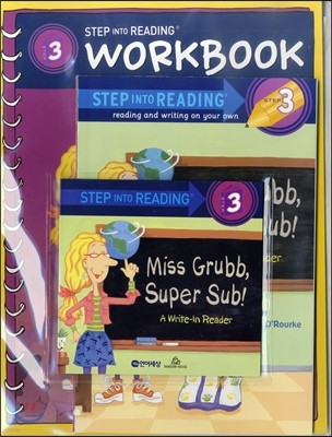 Step into Reading 3 : Miss Grubb, Super Sub! (Book+CD+Workbook)