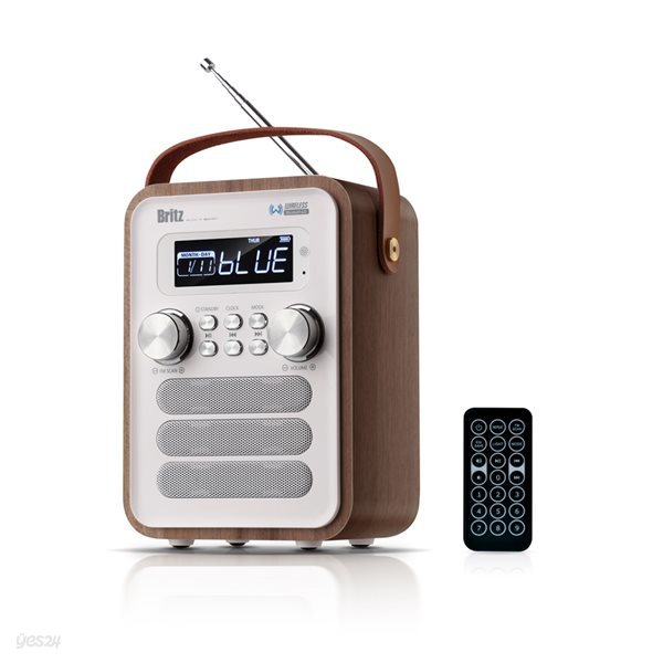 브리츠 BA-C7 휴대용 라디오 블루투스 스피커 올인원 멀티플레이어 TF카드 USB메모리 MP3 음악재생 알람시계
