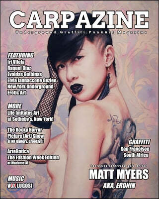 Carpazine Art Magazine Issue Number 21: Underground. Graffiti. Punk Art Magazine